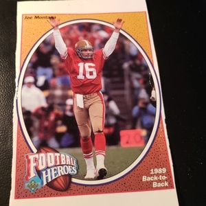 UPPER DECK HEROES BOX PANEL JOE MONTANA